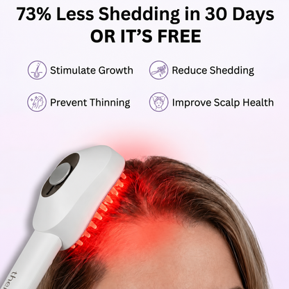 NuvaBrush - Scalp Massager, Hair Growth Comb & Oil Applicator | 3-in-1 Detangling Brush for Thicker, Healthier-Looking Hair 2.0